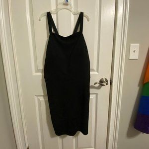 Black Speechless Back Lace Dress
